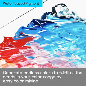 MEEDEN Acrylic Paint Set for Artist, 9x2 oz, 60 ml - MetrocartsPaint