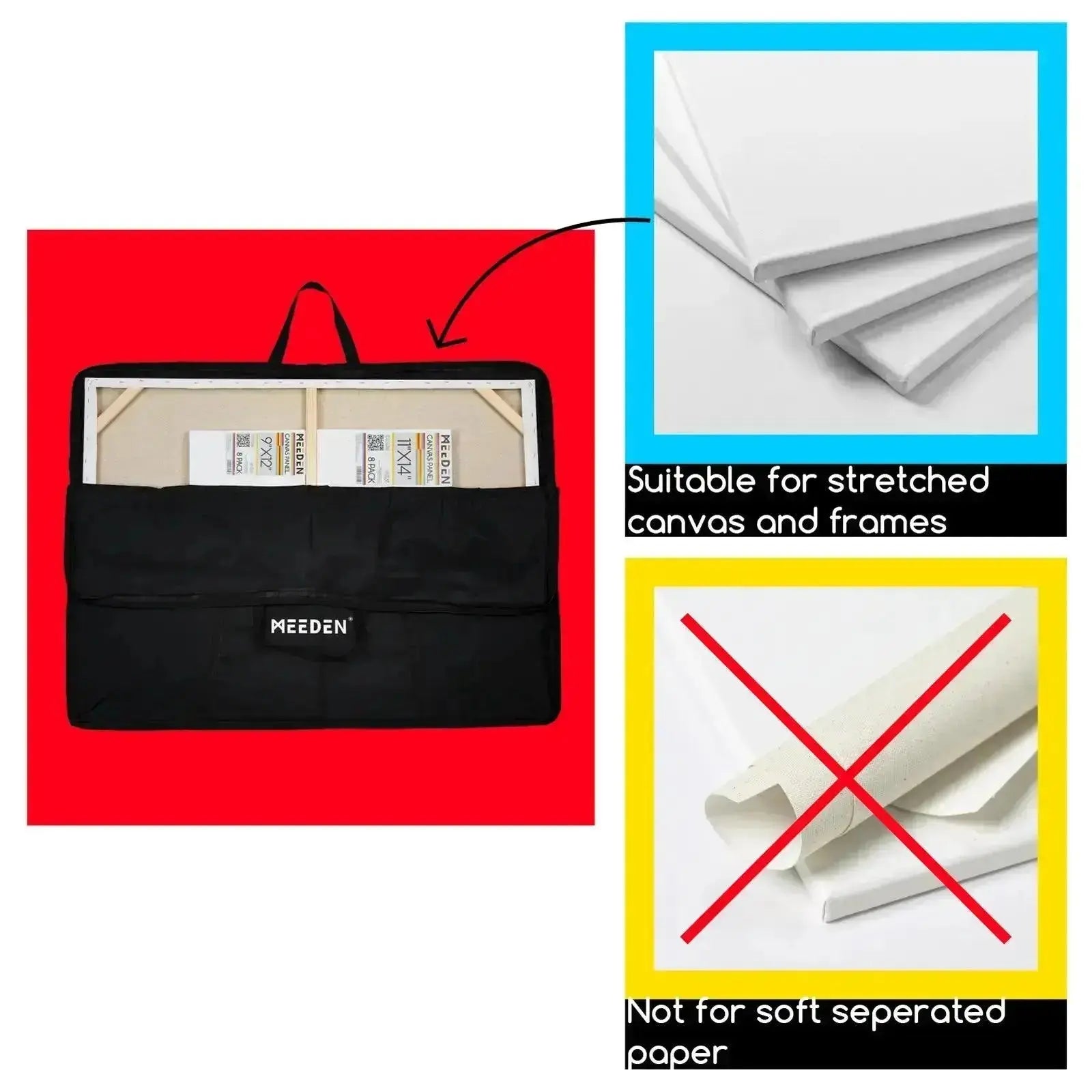 Metrocarts Portfolio Case in 4 Sizes, 600D Oxford Cloth - MetrocartsBag