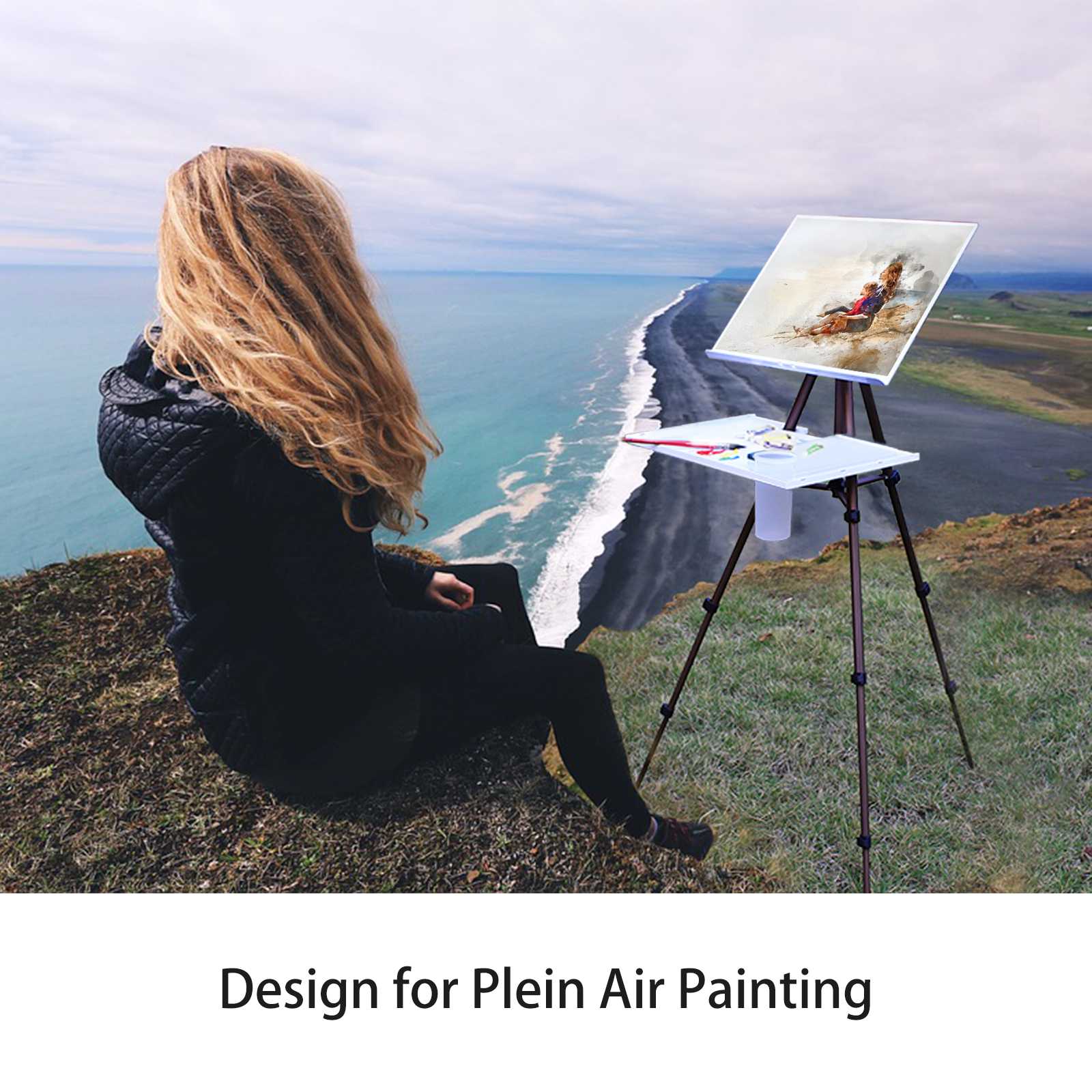 MEEDEN Artist Metal Watercolor Plein Air Easel Stand-MDBSCHJ MEEDEN