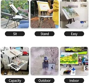 MEEDEN Artist Watercolor Metal Easel-MDBSCHJ - MetrocartsEasel