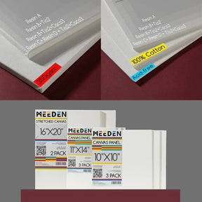 MEEDEN Artist Oil Painting Set with Sketch Easel Box, 13*50ml Tubes - MetrocartsPainting Set