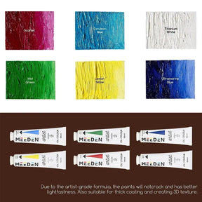 MEEDEN Artist Oil Painting Set, 7x100ml/3.38oz - MetrocartsPainting Set
