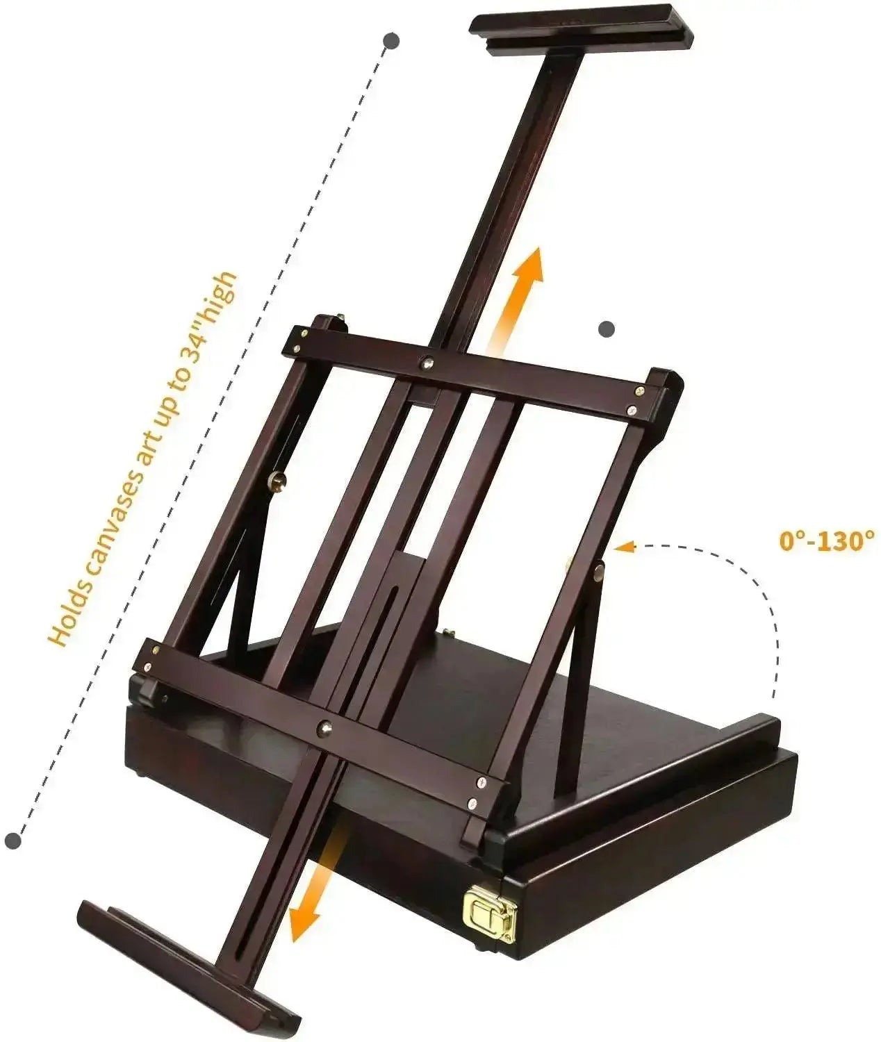 MEEDEN Studio Sketchbox Easel with Metal Lined Drawer - MetrocartsEasel