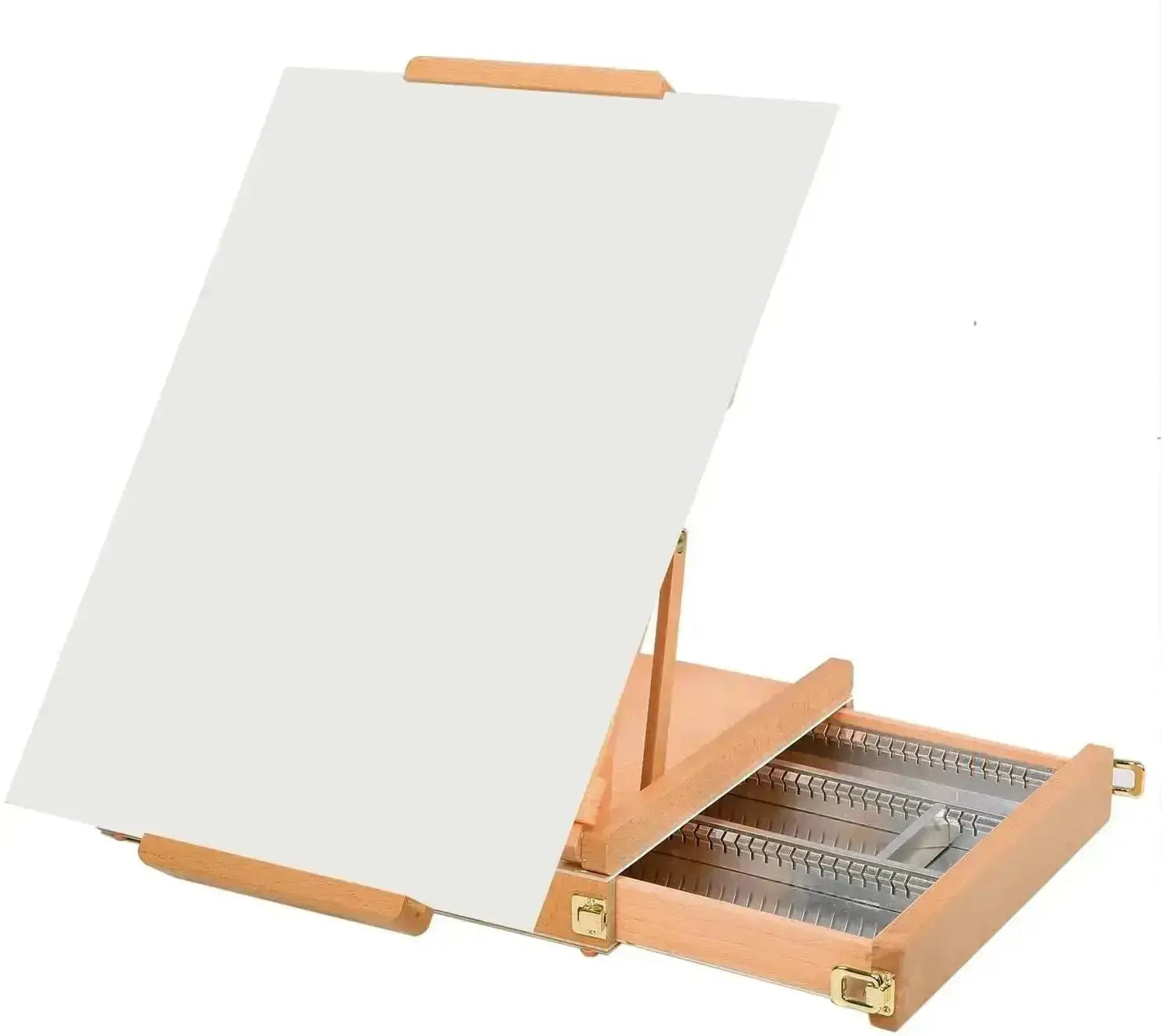 MEEDEN Studio Sketchbox Tabletop Easel with Metal Lined Drawer - MetrocartsEasel
