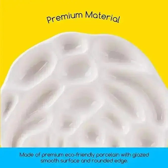 MEEDEN Ceramic Palette, Rose Designed - MetrocartsPalette