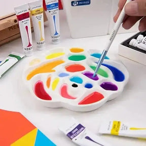 MEEDEN Ceramic Palette, Rose Designed - MetrocartsPalette