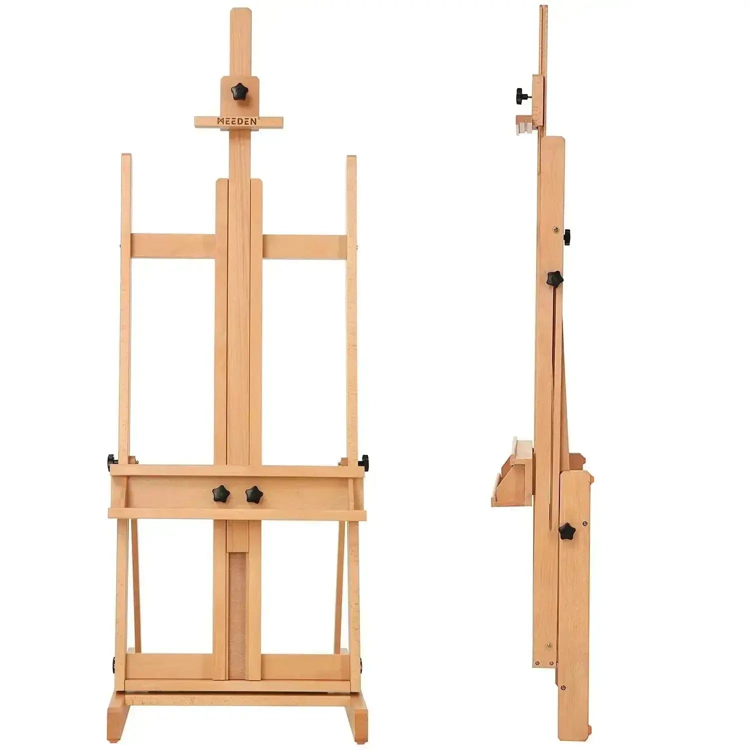 MEEDEN Classic Heavy Duty H-Frame Easel for Studio-DW01 - MetrocartsEasel