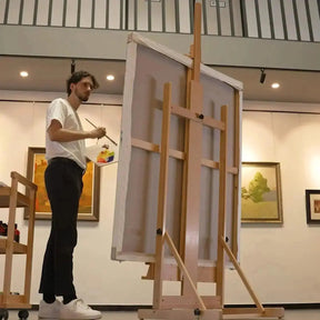 MEEDEN Classic Heavy Duty H-Frame Easel for Studio-Extra Large-DW01-M - MetrocartsEasel