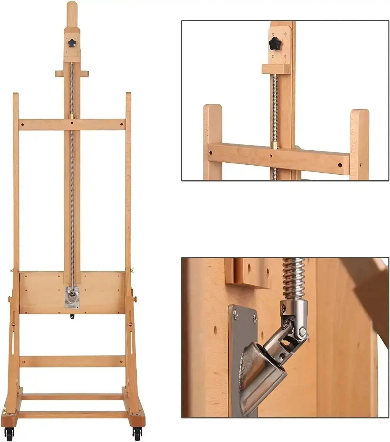 MEEDEN Deluxe Crank Adjusting Master H-Frame Easel- W15S - MetrocartsEasel