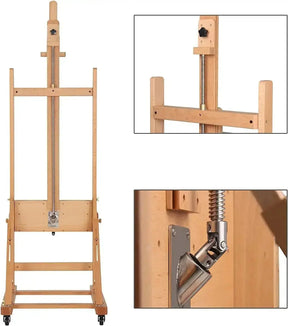 MEEDEN Deluxe Crank Adjusting Master H-Frame Easel- W15S - MetrocartsEasel
