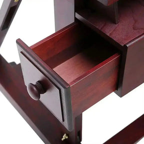 MEEDEN Deluxe Crank Adjusting Master H-Frame Easel-Dark Walnut-W15S - MetrocartsEasel