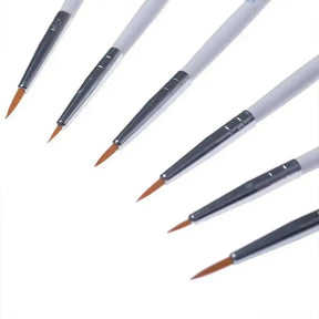 MEEDEN Detail Paint Brush Set - 6 Miniature Art Brushes - MetrocartsBrushes