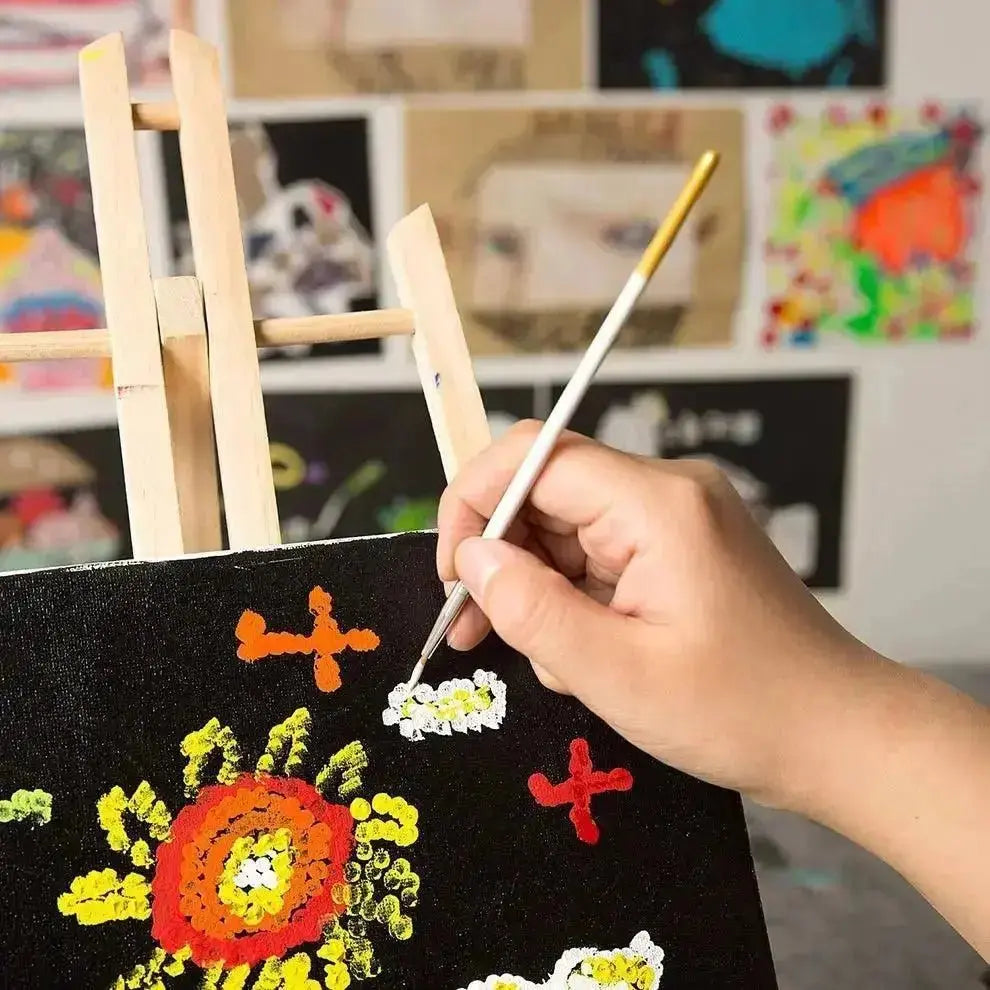 MEEDEN Detail Paint Brush Set - 6 Miniature Art Brushes - MetrocartsBrushes