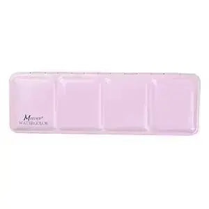 MEEDEN Empty Watercolor Tin Palette-Pink Color - Metrocarts