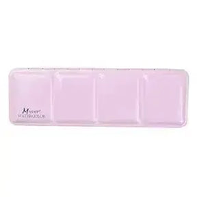 MEEDEN Empty Watercolor Tin Palette-Pink Color - Metrocarts