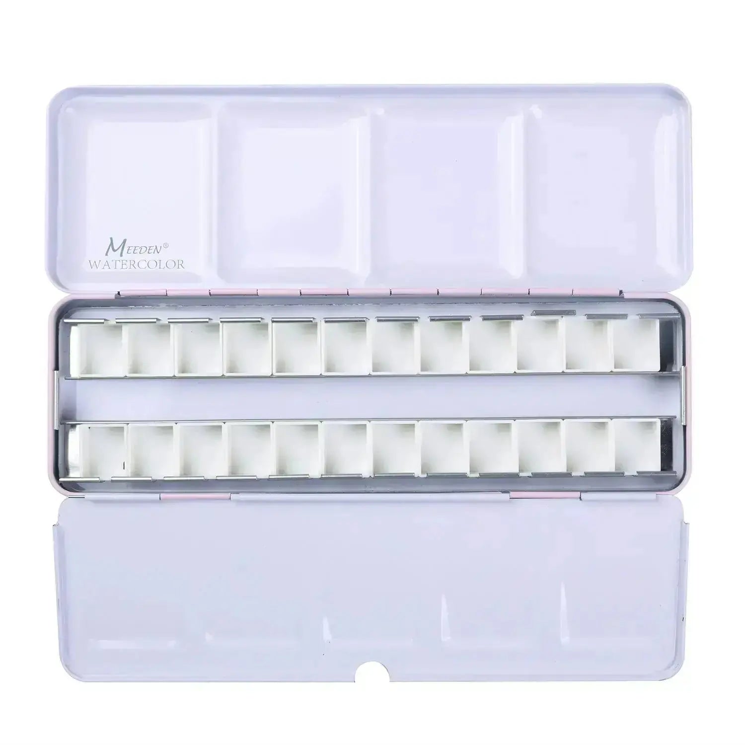 MEEDEN Empty Watercolor Tin Palette-Pink Color - Metrocarts