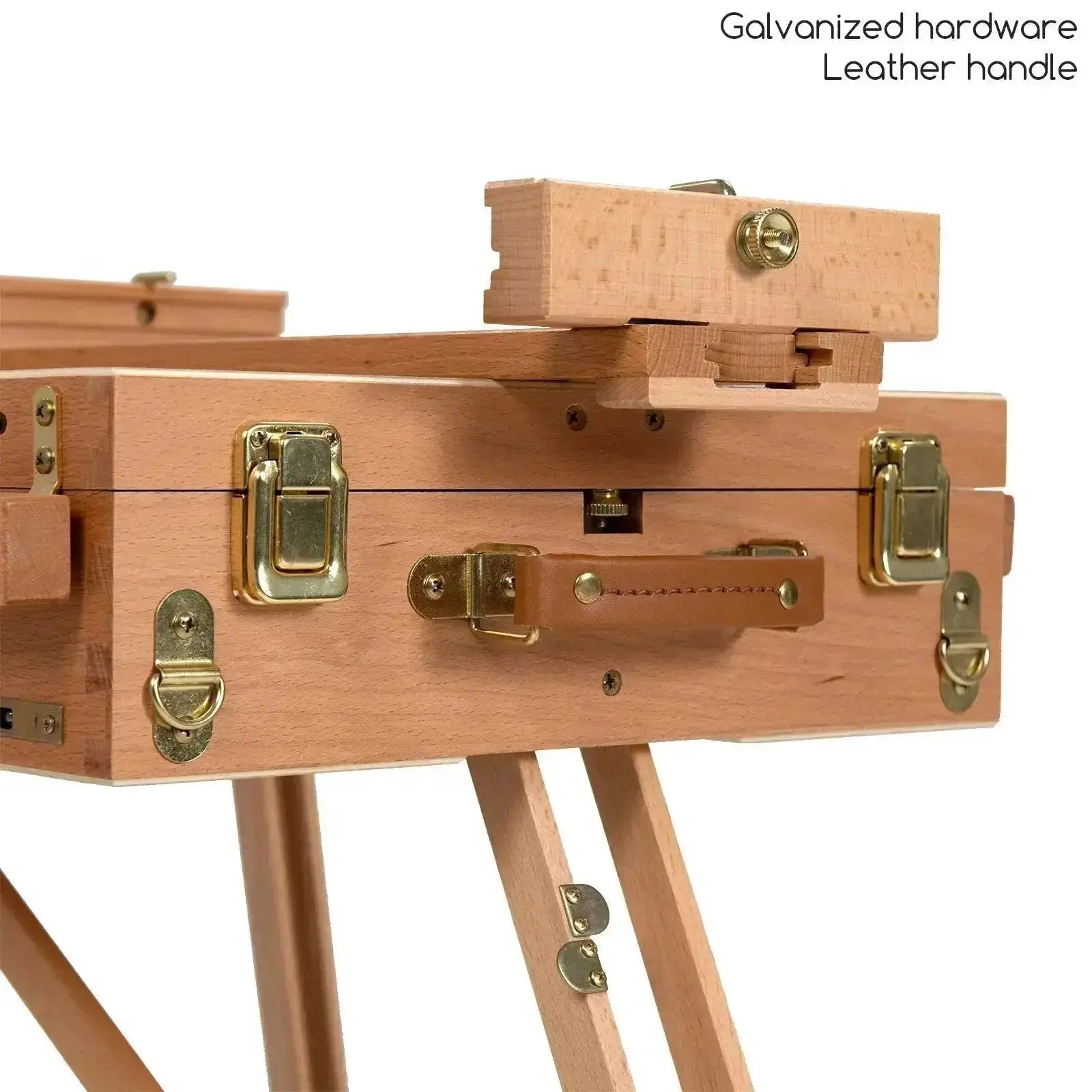 MEEDEN Foldable French Style Large Sketchbox Art Easel-HX-3 - MetrocartsEasel