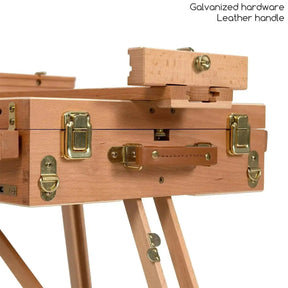 MEEDEN Foldable French Style Large Sketchbox Art Easel-HX-3 - MetrocartsEasel