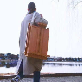 MEEDEN Foldable French Style Large Sketchbox Art Easel-HX-3 - MetrocartsEasel