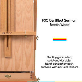 MEEDEN Foldable Plein Air French Easel-HX-3 MEEDEN