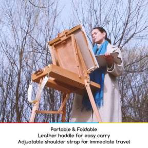 MEEDEN Foldable Plein Air French Easel-HX-3 MEEDEN