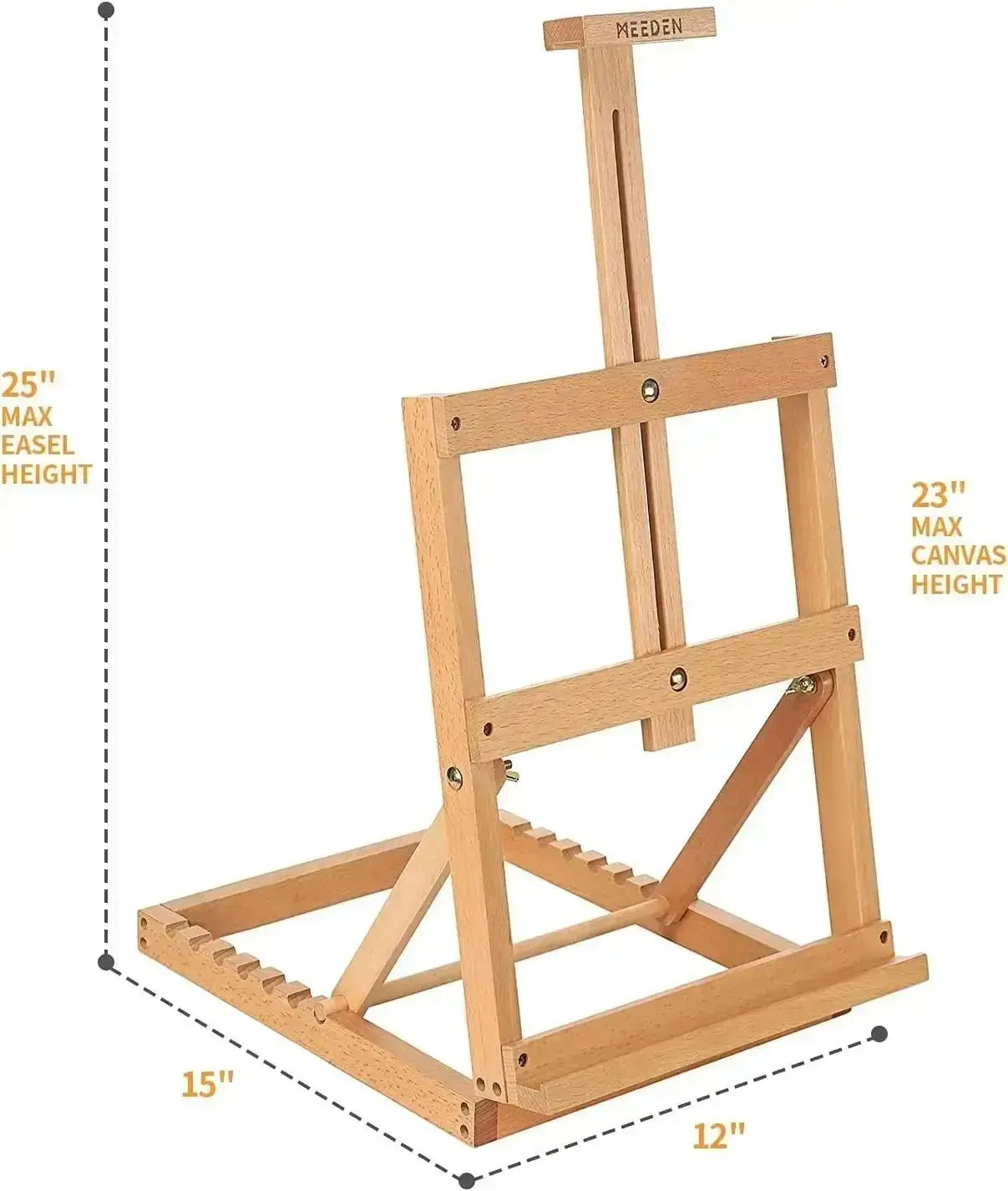 MEEDEN Heavy-Duty Tabletop H-Frame Easel - MetrocartsEasel