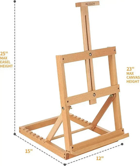 MEEDEN Heavy-Duty Tabletop H-Frame Easel - MetrocartsEasel