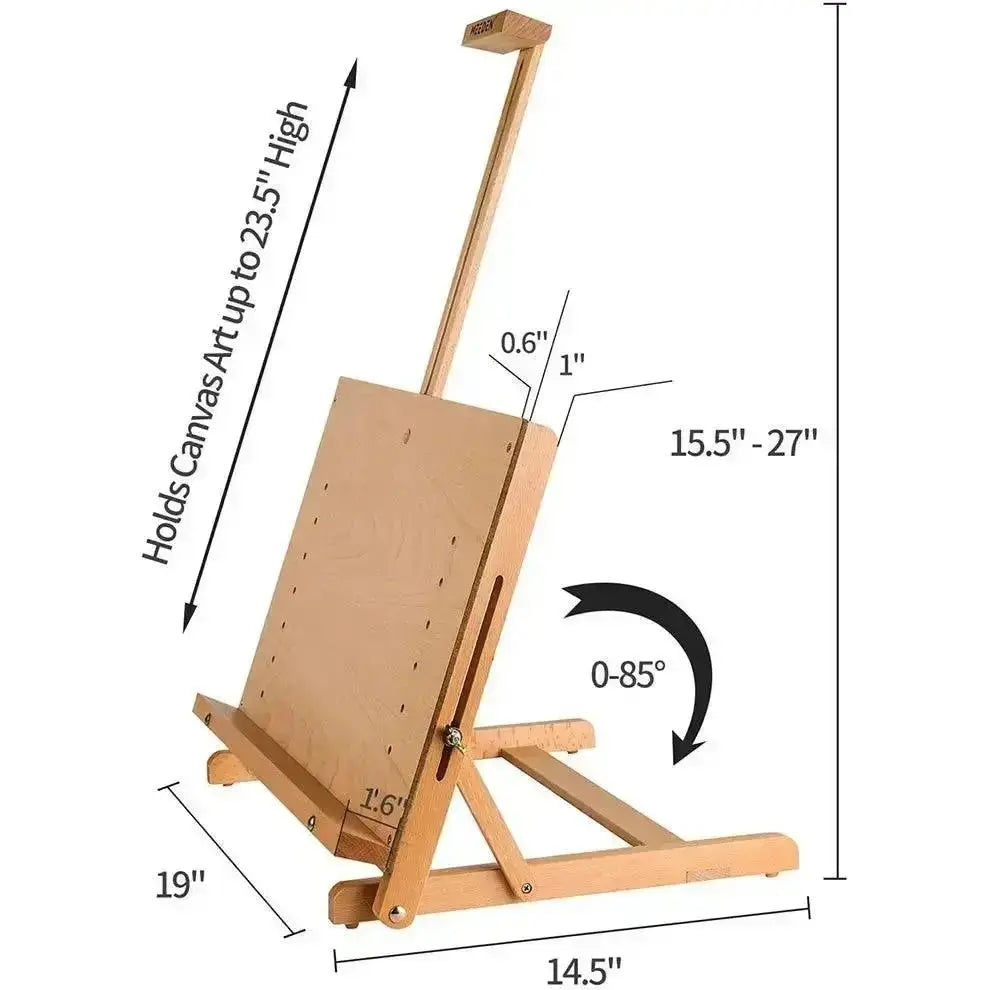 MEEDEN Large H-Frame Adjustable Tabletop Easel - MetrocartsEasel