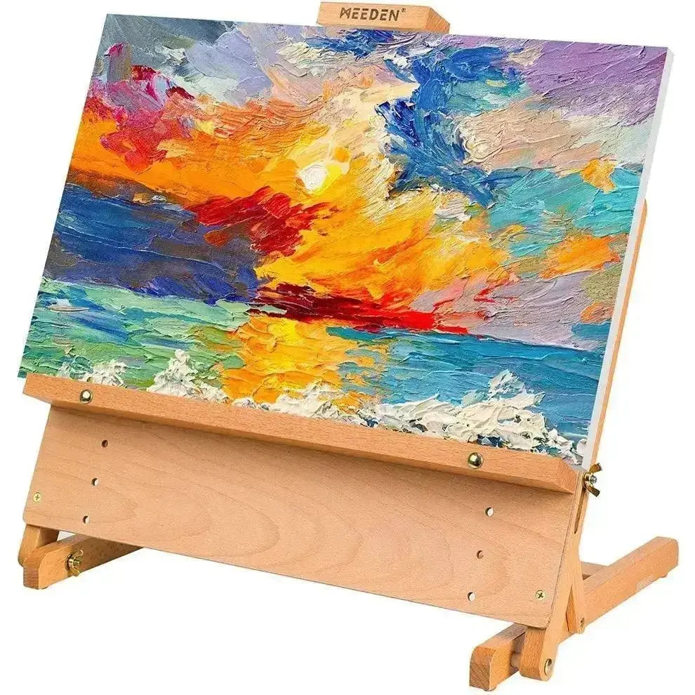 MEEDEN Large H-Frame Adjustable Tabletop Easel - MetrocartsEasel