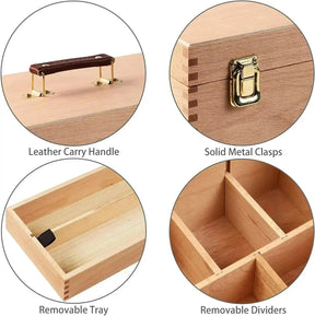 MEEDEN Large Multi-Function Solid Beech Storage Box - MetrocartsStorage Box