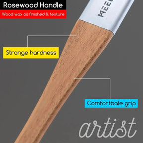 MEEDEN Professional 10 Pcs Oil Paint Brush Set - MetrocartsBrushes