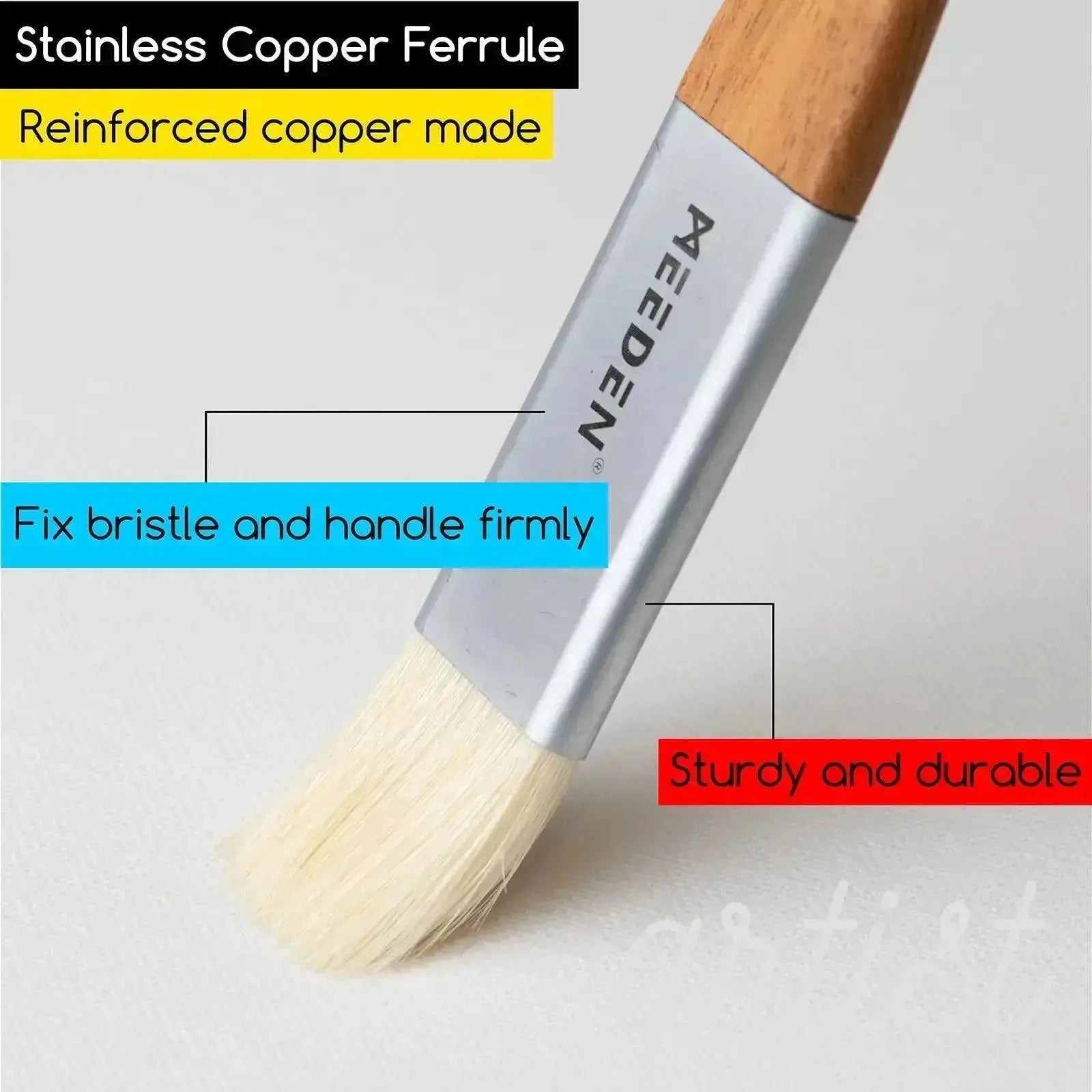 MEEDEN Professional 10 Pcs Oil Paint Brush Set - MetrocartsBrushes