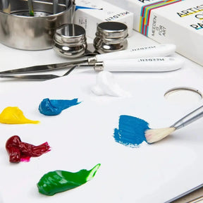 MEEDEN Professional 10 Pcs Oil Paint Brush Set - MetrocartsBrushes