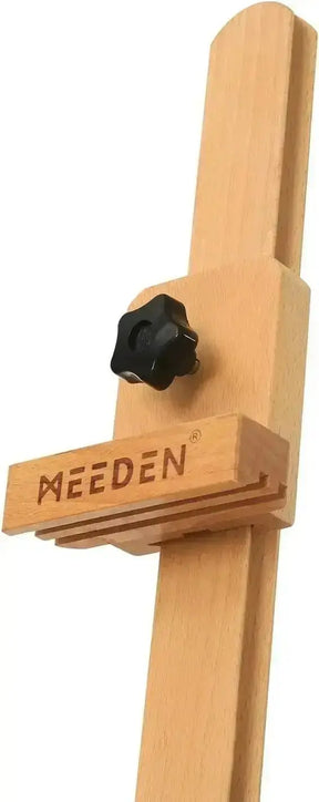 MEEDEN Studio H-Frame Easel with Large Storage Tray-W02B-B - MetrocartsEasel