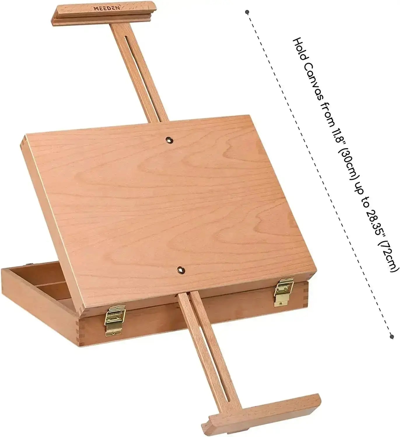 MEEDEN Tabletop Easel Sketch Box Made of Solid Beech Wood-HBX-6 - MetrocartsEasel