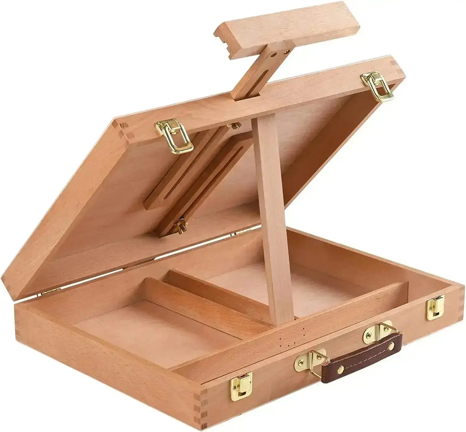 MEEDEN Tabletop Easel Sketch Box Made of Solid Beech Wood-HBX-6 - MetrocartsEasel