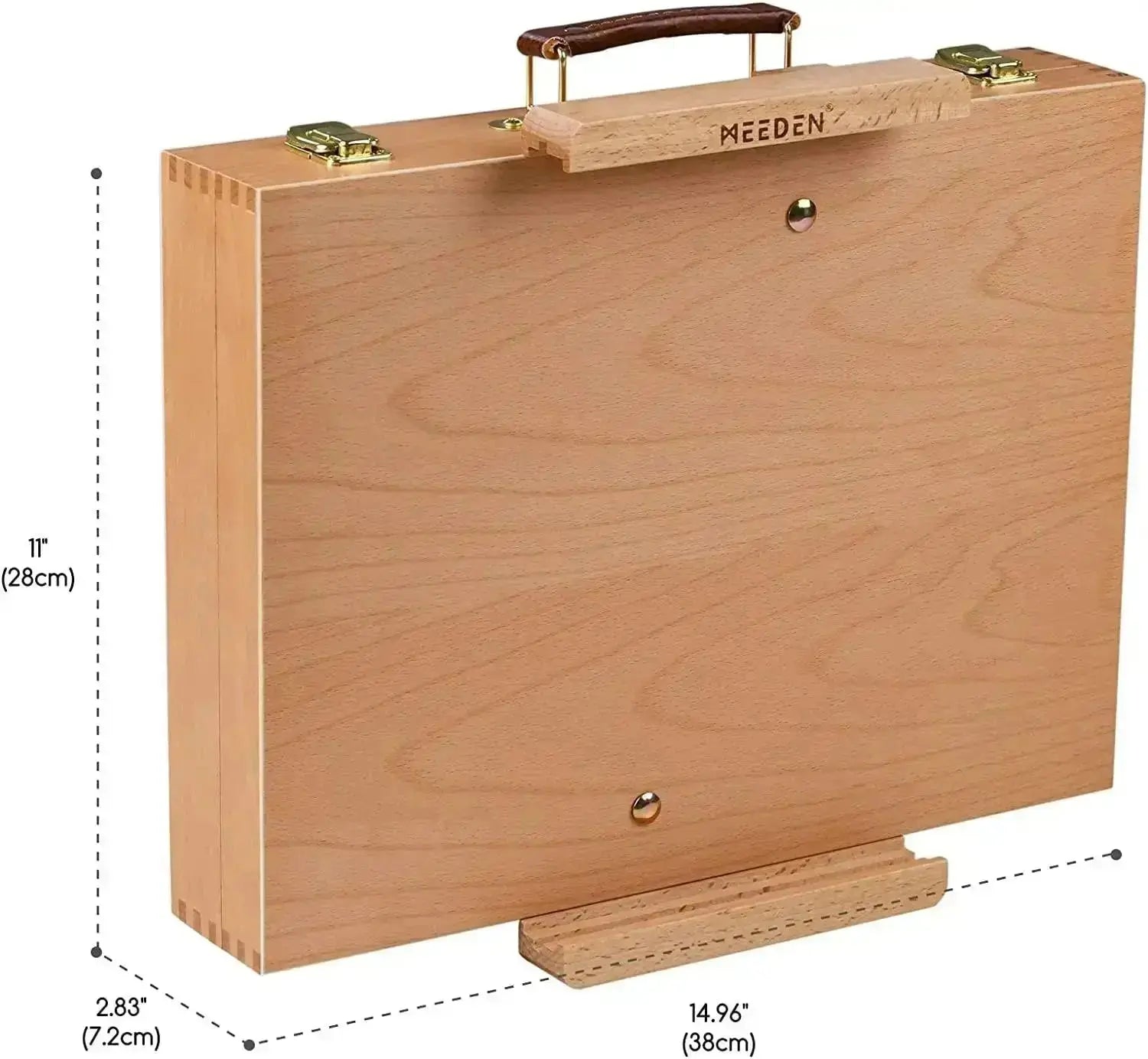 MEEDEN Tabletop Easel Sketch Box Made of Solid Beech Wood-HBX-6 - MetrocartsEasel