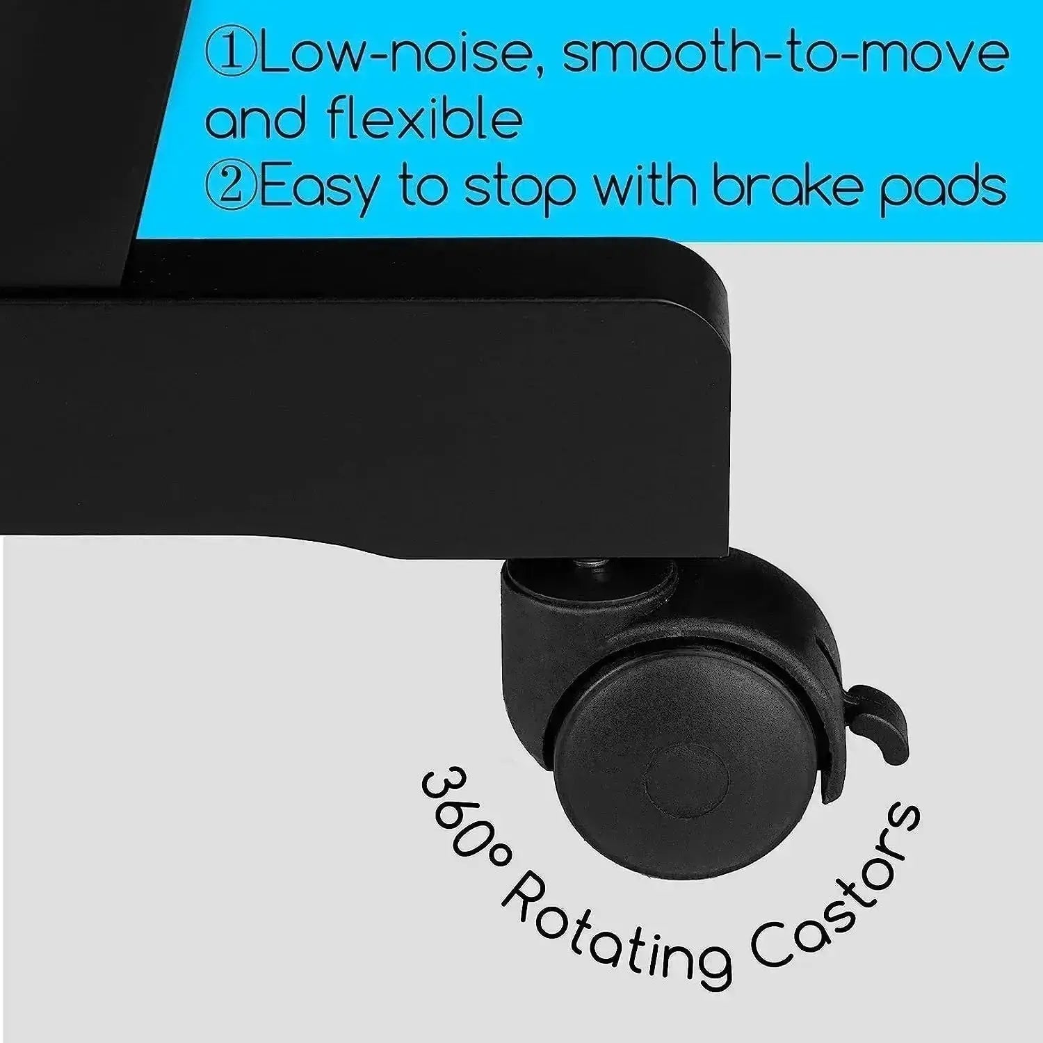 MEEDEN Wood Large Print Rack with Castors-Black - Metrocarts