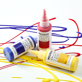 MEEDEN Soft Body Acrylic Paints Set, 12 Colors x 60ml/2oz