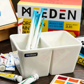 Watercolor Ceramic Brush Wash Bowl - MetrocartsWash Bowl