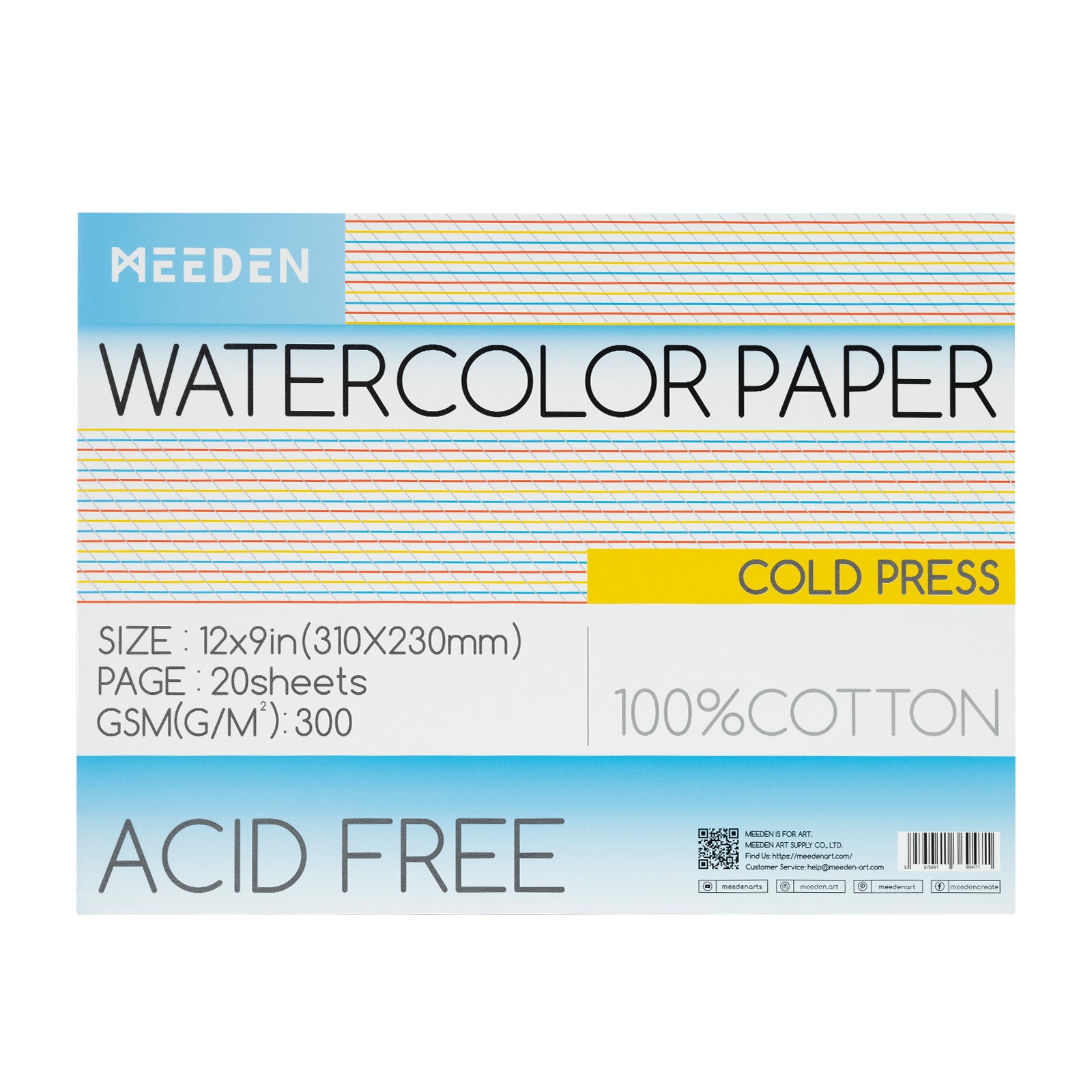 MEEDEN Watercolor Paper Pad