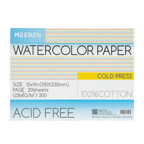 MEEDEN Watercolor Paper Pad