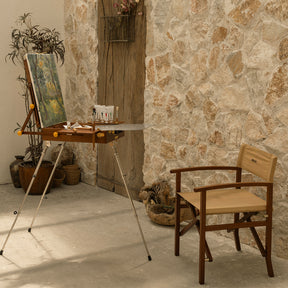 MEEDEN Pro Storage Pochade Easel Box with Stainless Steel Tripod