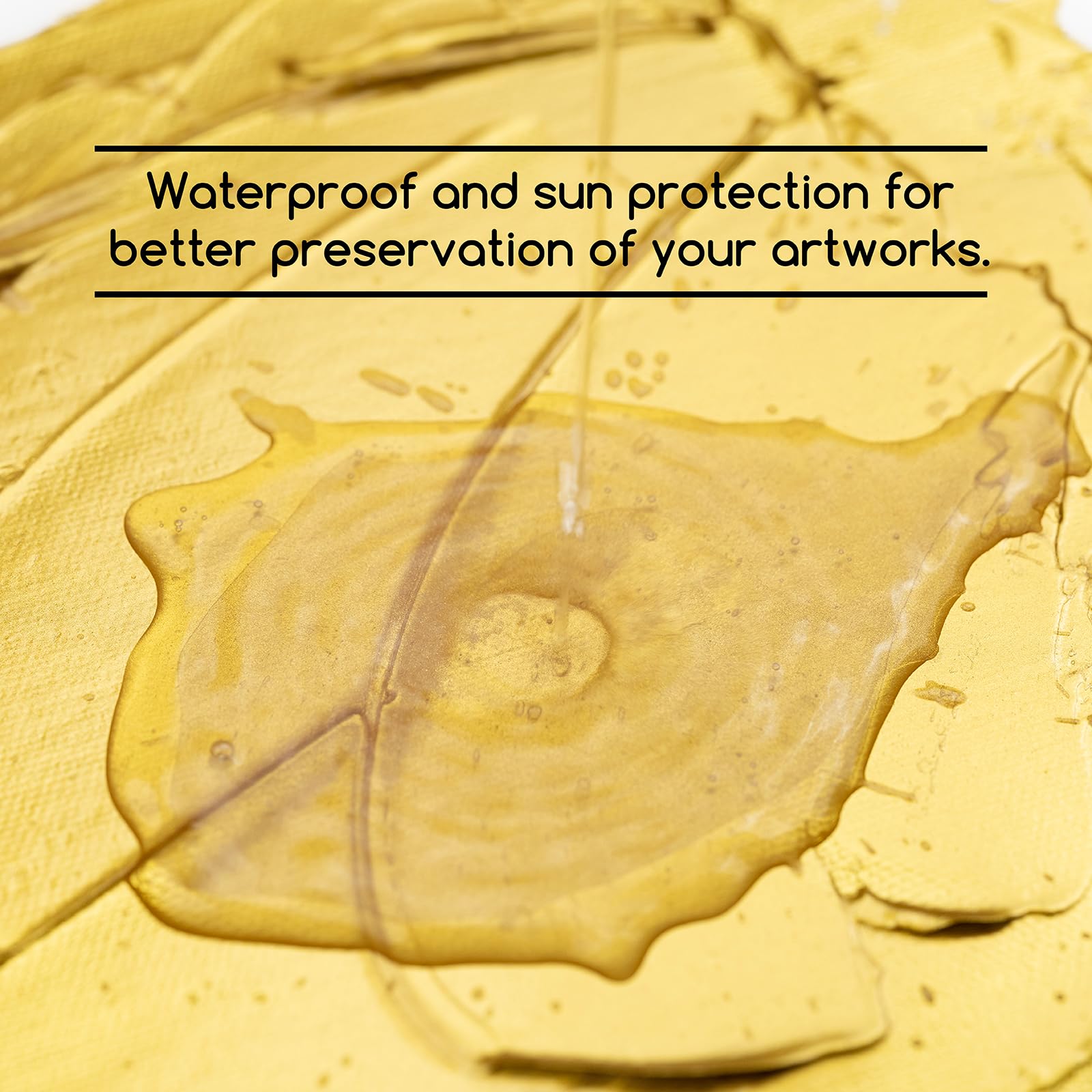 MEEDEN Studio Acrylic Paint,  Metallic Brilliant Gold, 1 L / 33.8 oz