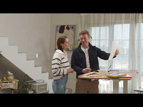 MEEDEN Large Electric Height Adjustable Drafting Table with Side Board, Natural