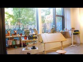 MEEDEN Adjustable Wooden Drafting Table, Natural-XSZ-2