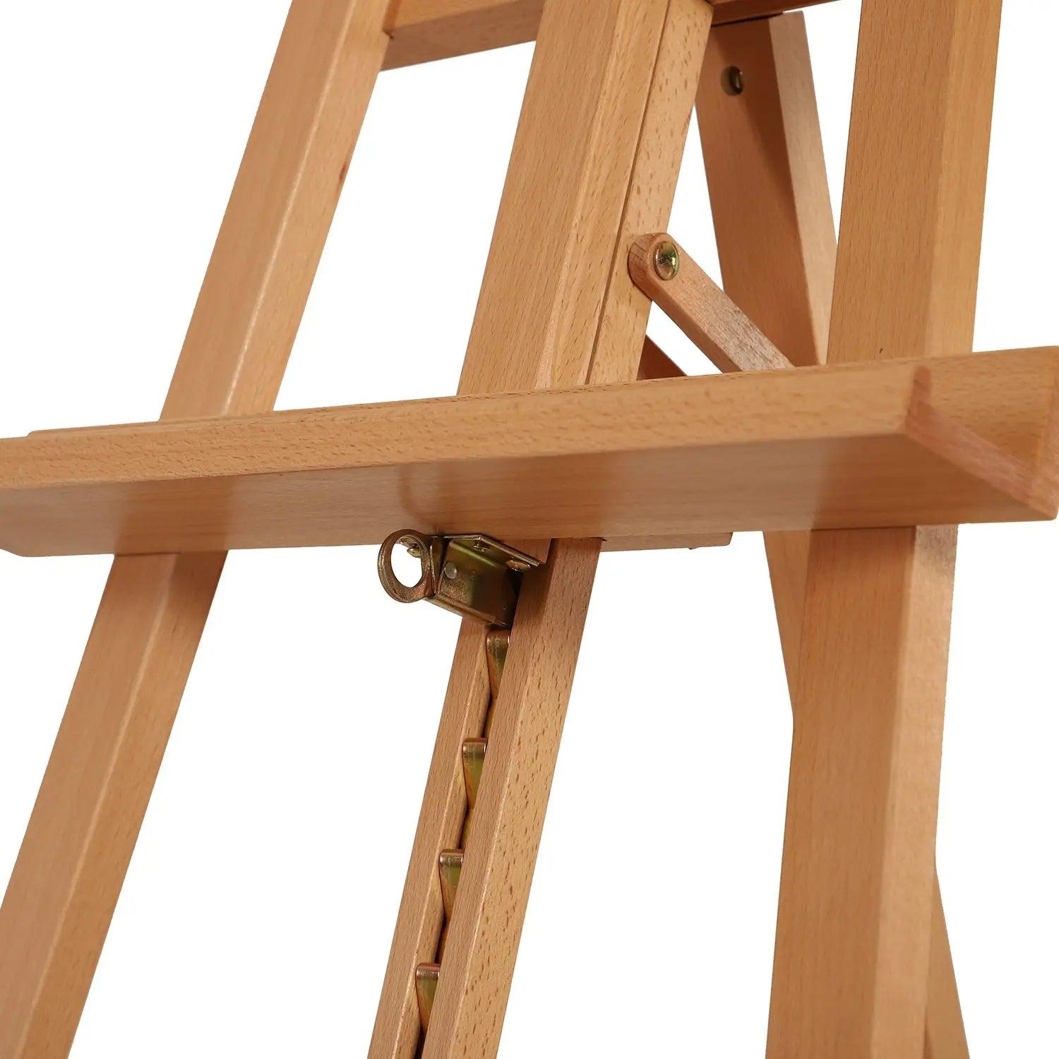 MEEDEN Basic Solid Beech Wood A-Frame Floor Easel -W01D - Metrocarts